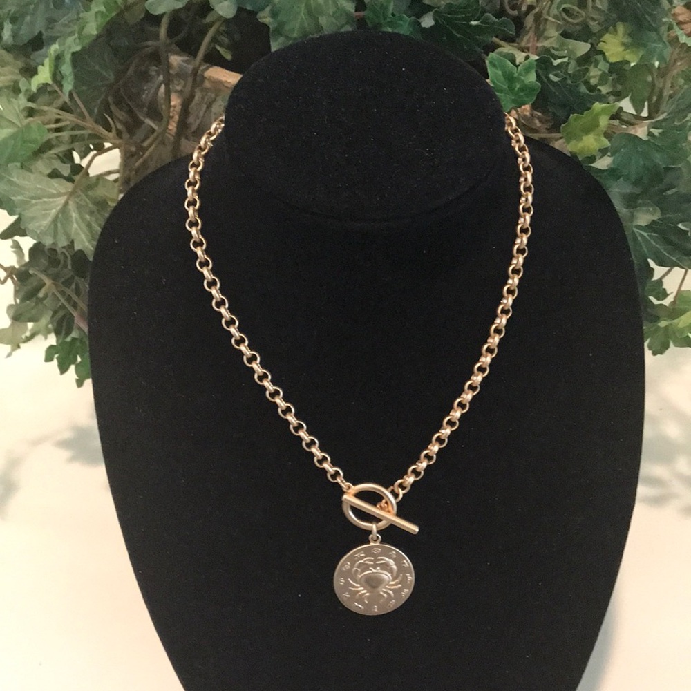 Simply stunning 14 k gold filled necklace . In original box, by True To Form